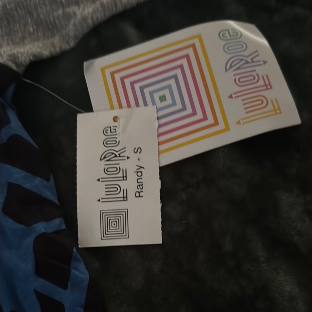 LuLaRoe Geometric Raglan Shirt - Picture 3 of 5